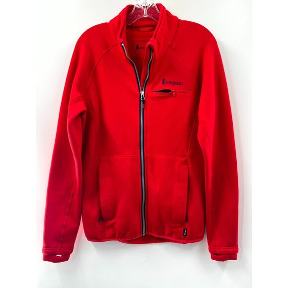 Cotopaxi Women's Red Solid Stretch Long Sleeve Full Zip Jacket Size Medium - Picture 1 of 9